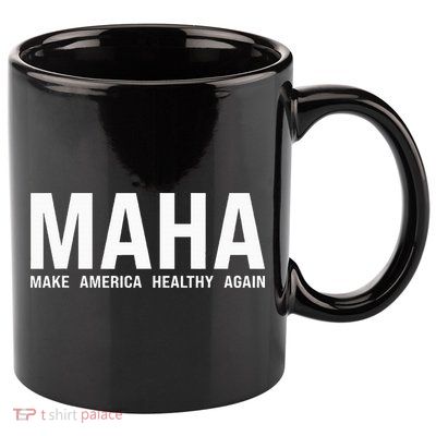 Maha Make America Healthy 11oz C Handle Ceramic Mug