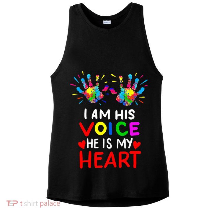 Mom Mama Autistic Autism Awareness Month Gifts Ladies PosiCharge Tri-Blend Wicking Tank