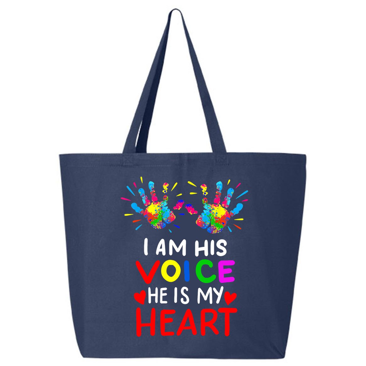 Mom Mama Autistic Autism Awareness Month Gifts 25L Jumbo Tote