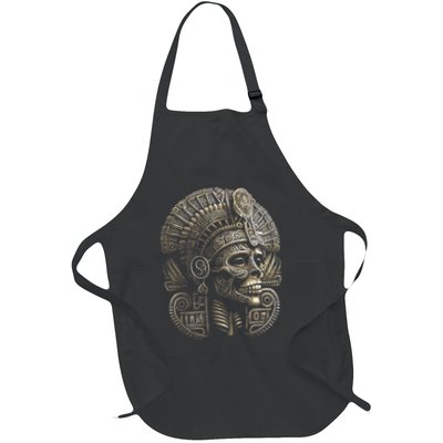 Mexican Mictlantecuhtli Aztec God Of Death Skull Apron
