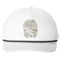 Mexican Mictlantecuhtli Aztec God Of Death Skull Snapback Five-Panel Rope Hat