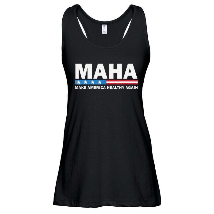 Maha Make America Healthy Again 2024 Us Election Gift Ladies Essential Flowy Tank