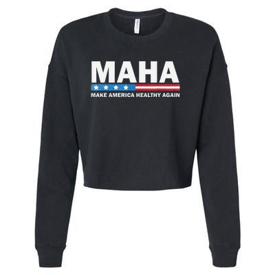 Maha Make America Healthy Again 2024 Us Election Gift Cropped Pullover Crew