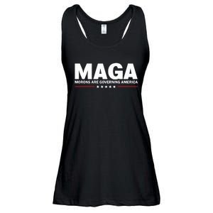 Maga Morons Are Governing America Ladies Essential Flowy Tank