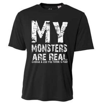 My Monsters Are Real Cooling Performance Crew T-Shirt