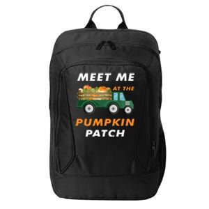 Meet Me At The Pumpkin Cool Patch Halloween Costume Gift City Backpack