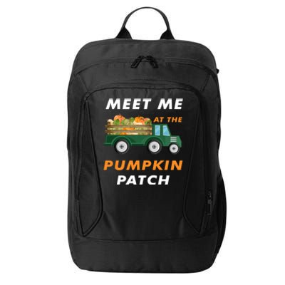 Meet Me At The Pumpkin Cool Patch Halloween Costume Gift City Backpack