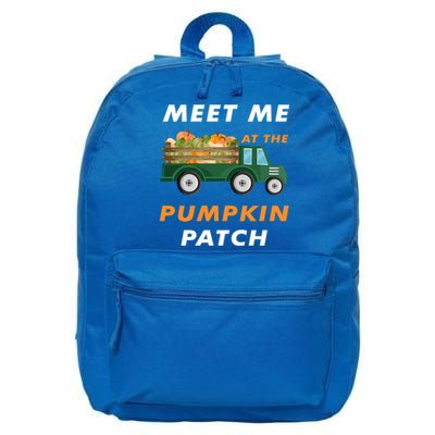 Meet Me At The Pumpkin Cool Patch Halloween Costume Gift 16 in Basic Backpack