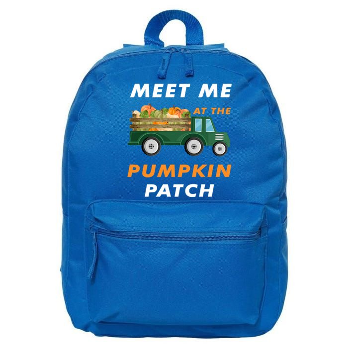 Meet Me At The Pumpkin Cool Patch Halloween Costume Gift 16 in Basic Backpack