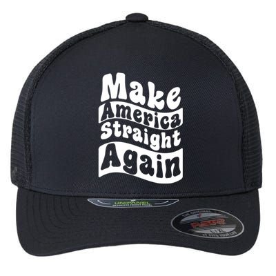 MASA Make America Straight Again Flexfit Unipanel Trucker Cap