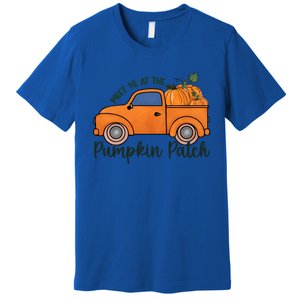 Meet Me At The Pumpkin Halloween Patch Cool Gift Premium T-Shirt