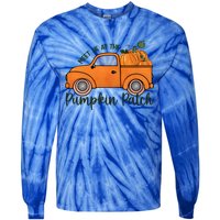 Meet Me At The Pumpkin Halloween Patch Cool Gift Tie-Dye Long Sleeve Shirt