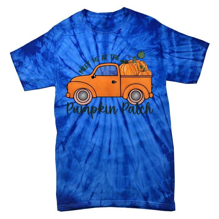 Meet Me At The Pumpkin Halloween Patch Cool Gift Tie-Dye T-Shirt