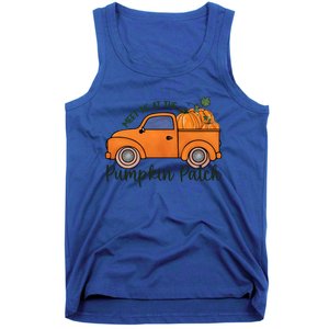 Meet Me At The Pumpkin Halloween Patch Cool Gift Tank Top