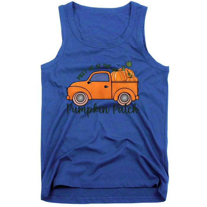 Meet Me At The Pumpkin Halloween Patch Cool Gift Tank Top