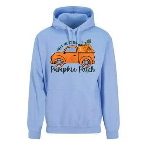 Meet Me At The Pumpkin Halloween Patch Cool Gift Unisex Surf Hoodie