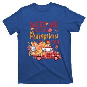 Meet Me At The Pumpkin Patch Autumn Fall Truck Colorful Gift T-Shirt