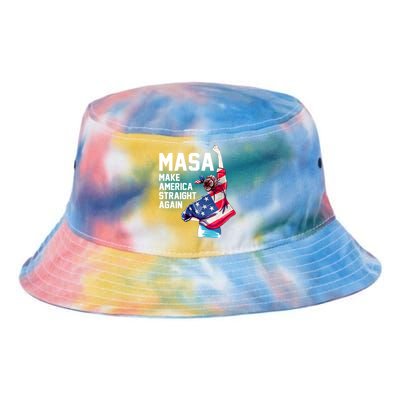 MASA Make America Straight Again Tie Dye Newport Bucket Hat