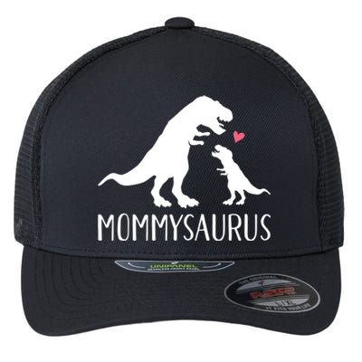 Mommysaurus Mom And Dinosaur Meaningful Gift Flexfit Unipanel Trucker Cap