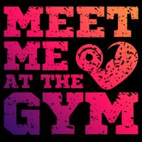 Meet Me At The Gym Funny Gym Quote Fitness Lovers Workout Gift Doggie Tank