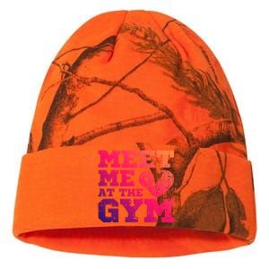 Meet Me At The Gym Funny Gym Quote Fitness Lovers Workout Gift Kati Licensed 12" Camo Beanie