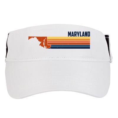 Retro Vintage Maryland Adult Drive Performance Visor