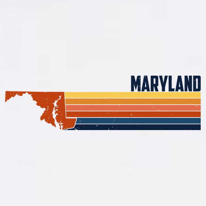Retro Vintage Maryland Baby Bodysuit