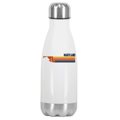 Retro Vintage Maryland Stainless Steel Insulated Water Bottle