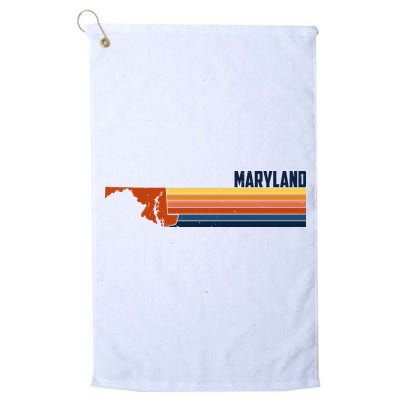 Retro Vintage Maryland Golf Towel