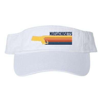 Retro Vintage Massachusetts Valucap Bio-Washed Visor