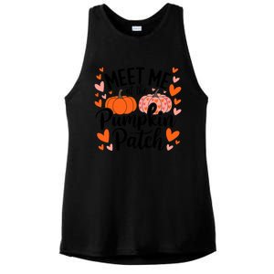 Meet Me At The Pumpkin Patch Truck Halloween Hello Fall 2024 Ladies PosiCharge Tri-Blend Wicking Tank