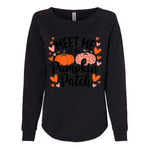 Meet Me At The Pumpkin Patch Truck Halloween Hello Fall 2024 Womens California Wash Sweatshirt