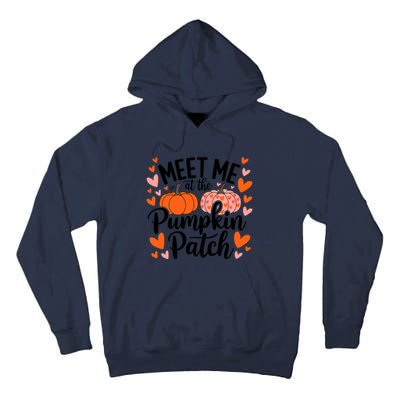 Meet Me At The Pumpkin Patch Truck Halloween Hello Fall 2024 Tall Hoodie