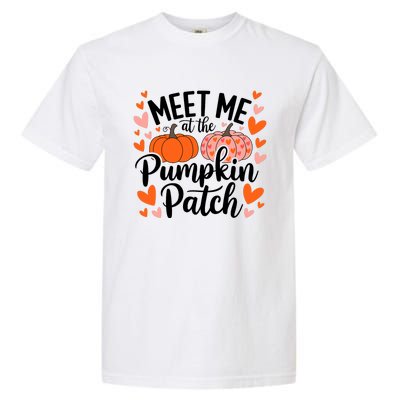 Meet Me At The Pumpkin Patch Truck Halloween Hello Fall 2024 Garment-Dyed Heavyweight T-Shirt