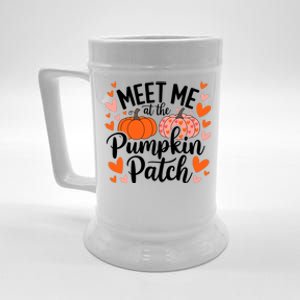 Meet Me At The Pumpkin Patch Truck Halloween Hello Fall 2024 Beer Stein