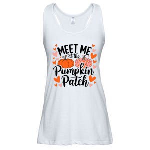 Meet Me At The Pumpkin Patch Truck Halloween Hello Fall 2024 Ladies Essential Flowy Tank