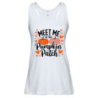 Meet Me At The Pumpkin Patch Truck Halloween Hello Fall 2024 Ladies Essential Flowy Tank