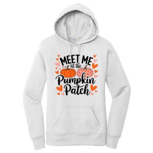 Meet Me At The Pumpkin Patch Truck Halloween Hello Fall 2024 Women's Pullover Hoodie