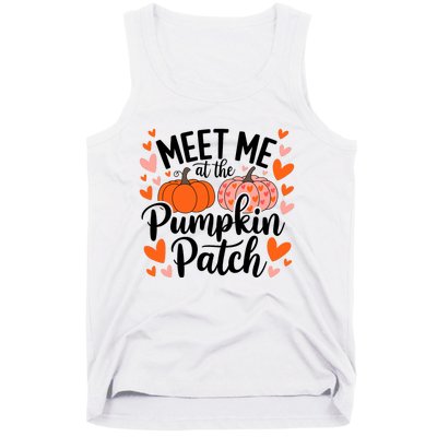 Meet Me At The Pumpkin Patch Truck Halloween Hello Fall 2024 Tank Top