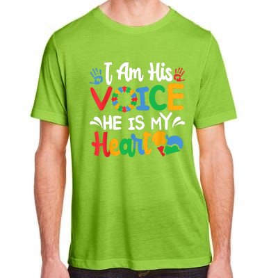 Mom Mama Autistic Autism Awareness Month Adult ChromaSoft Performance T-Shirt