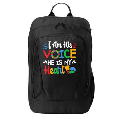 Mom Mama Autistic Autism Awareness Month City Backpack