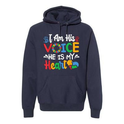 Mom Mama Autistic Autism Awareness Month Premium Hoodie