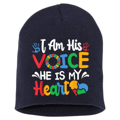 Mom Mama Autistic Autism Awareness Month Short Acrylic Beanie