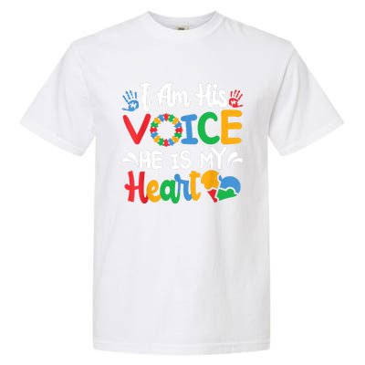 Mom Mama Autistic Autism Awareness Month Garment-Dyed Heavyweight T-Shirt