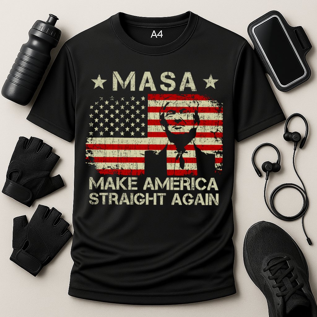 MASA Make America Straight Again Cooling Performance Crew T-Shirt