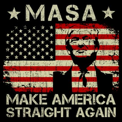 MASA Make America Straight Again T-Shirt