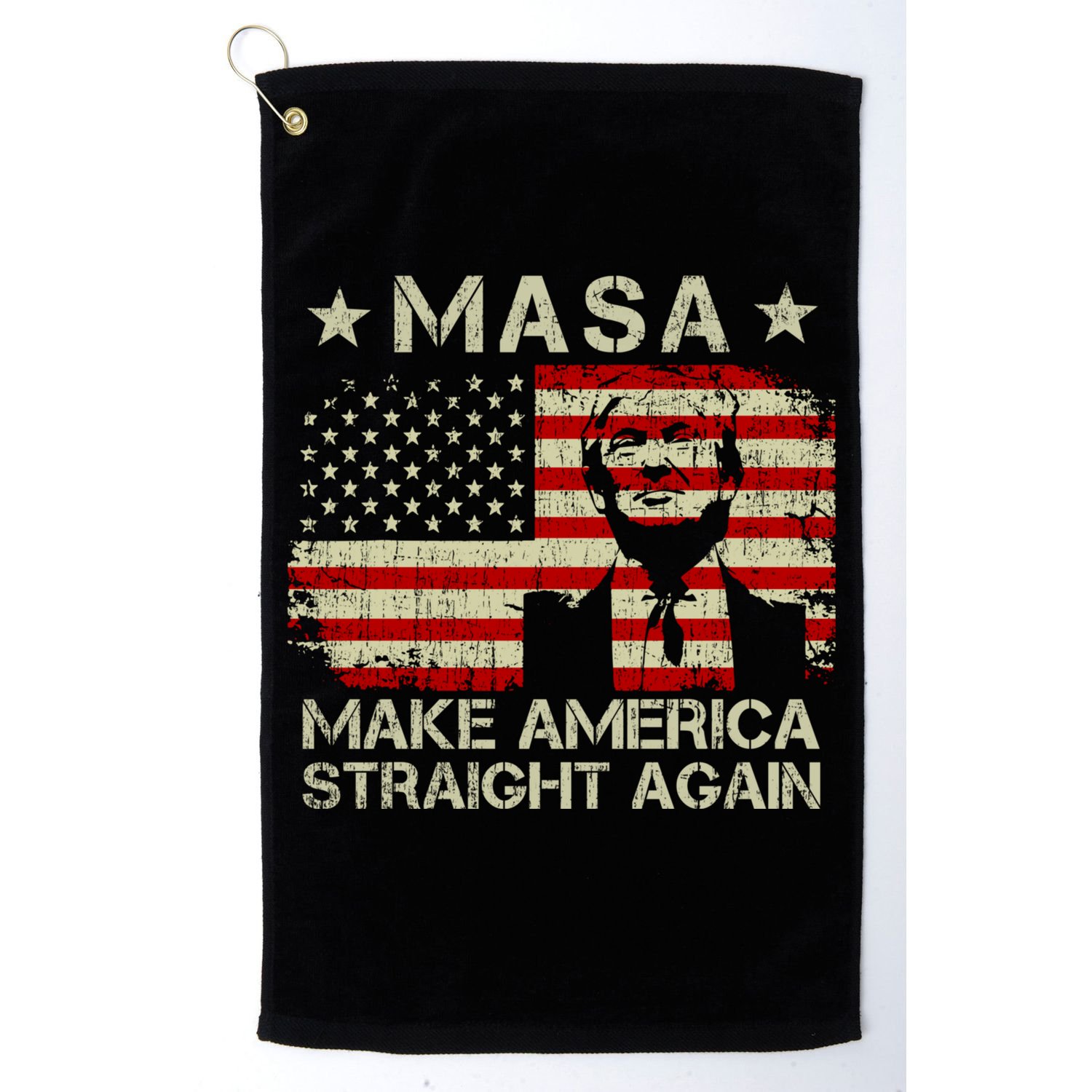 MASA Make America Straight Again Golf Towel