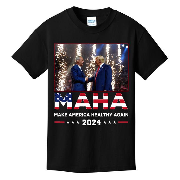 Maha Make America Healthy Again Trump Kennedy 2024 Kids T-Shirt