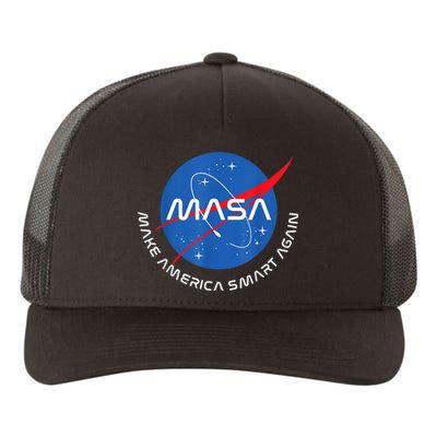 MASA MAKE AMERICA SMART AGAIN Yupoong Adult 5-Panel Trucker Hat