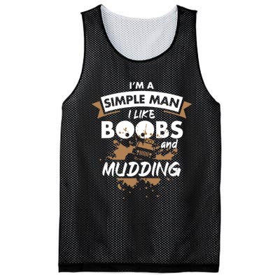 Mudding Mud ATV Funny 4x4 Wheeler Mesh Reversible Basketball Jersey Tank